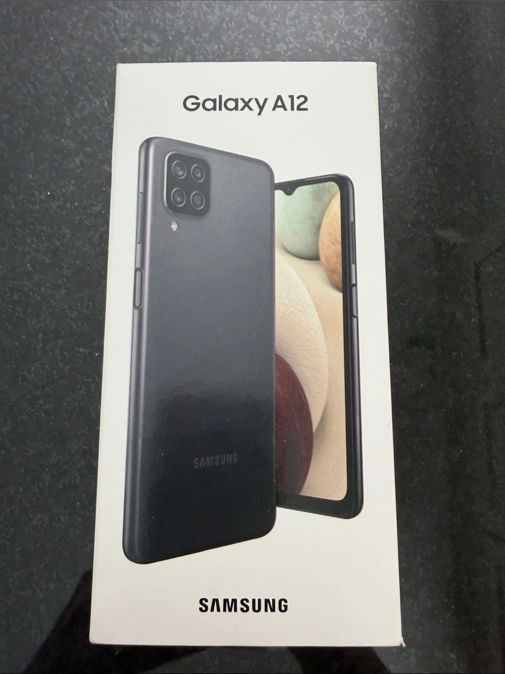 Samsung Galaxy A12 Smartphone - 32G - Black Finish - Brand New Factory Sealed